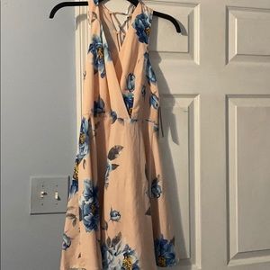 BRAND NEW W TAGS Lulu’s pink floral dress